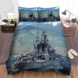 Frigate, Behind The Ship Bed Sheets Spread Duvet Cover Bedding Sets