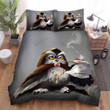 Halloween The Smoker Owl Witch, Bed Sheets Spread Duvet Cover Bedding Sets