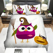 Halloween Owl Witch Clipart Pumpkin, Bed Sheets Spread Duvet Cover Bedding Sets