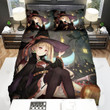 Halloween, Witch, Illustration Of The Young Witch Bed Sheets Spread Duvet Cover Bedding Sets