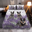 Australian Cattle Lavender Bed Sheets Bedspread Duvet Cover Bedding Set