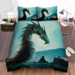 Sea Monster, The Dragon And Warrior Bed Sheets Spread Duvet Cover Bedding Sets
