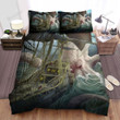 Sea Monster, The Frigate And Giant Octopus Bed Sheets Spread Duvet Cover Bedding Sets