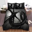 Sea Monster, Black Monster Art Bed Sheets Spread Duvet Cover Bedding Sets