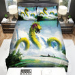 Sea Monster, Green Venom Bed Sheets Spread Duvet Cover Bedding Sets