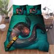 Sea Monster, Cute Friend Bed Sheets Spread Duvet Cover Bedding Sets
