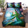 Sea Monster, Sea God Casting Spell Bed Sheets Spread Duvet Cover Bedding Sets