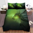 Sea Monster, Looking At Giant Octopus Bed Sheets Spread Duvet Cover Bedding Sets