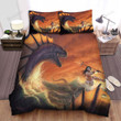Sea Monster, Killing The Sea King Bed Sheets Spread Duvet Cover Bedding Sets