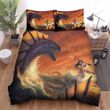 Sea Monster, Killing The Sea King Bed Sheets Spread Duvet Cover Bedding Sets