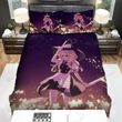 Halloween Blonde Witch In Maid Dress Bed Sheets Spread Duvet Cover Bedding Sets