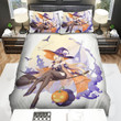 Halloween Sexy Witch And 2 Hands On Hers Bed Sheets Spread Duvet Cover Bedding Sets