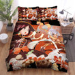 Halloween Demon And Witch Candies Art Bed Sheets Spread Duvet Cover Bedding Sets