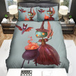 Halloween Pumpkin Witch Cooking Bed Sheets Spread Duvet Cover Bedding Sets
