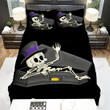 Halloween Skeleton Comes Out From The Coffin Bed Sheets Spread Duvet Cover Bedding Sets
