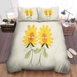 Sunflower Twins Art Bed Sheets Spread  Duvet Cover Bedding Sets