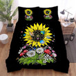 Sunflower Planets Flowers Mushroom Bed Sheets Spread  Duvet Cover Bedding Sets
