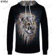 Lion Brand Gothic Punk Rock Animal 3d All Over Print Hoodie, Or Zip-up Hoodie