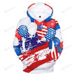 Balloons Usa Flag 3d All Over Print Hoodie, Or Zip-up Hoodie