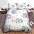 Cute Hedgehog Bed Sheets Duvet Cover Bedding Sets