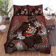 The Christmas Art, Krampus Has Long Nails Bed Sheets Spread Duvet Cover Bedding Sets