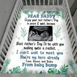 Personalized Custom Photo Dear Daddy Blanket You're My Hero Already Blanket Gift For Dad From Baby Bump New Dad Blanket Dad To Be Sonogram