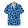 Cat Pattern Floral Hawaiian Shirt