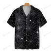 Halloween Spider Web Hawaiian Shirt