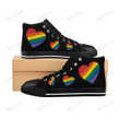 Rainbow Heart High Top Shoes