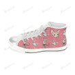 Sphynx White Classic High Top Canvas Shoes