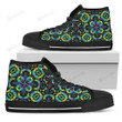 Ornament Psychedelic Trippy High Top Shoes