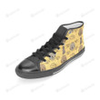 Australian Goldendoodle Black Classic High Top Canvas Shoes