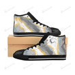 Gold Marble High Top Shoes