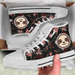 Sloth Floral High Top Shoes