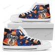Pizza Schnauzer High Top Shoes