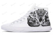 Strong Pitbull White High Top Shoes