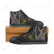 Australian Cattle Dog Glow Classic High Top Canvas Shoes