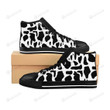 Cowhide High Top Shoes