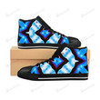 Blue High Top Shoes