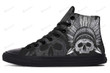 Indian Skull Chief High Top Shoes