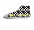 Black Rules High Top Shoes