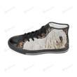 Komondor Dog Black Classic High Top Canvas Shoes