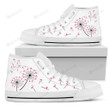 Flamingo Flower High Top Shoes