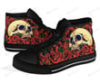 Skull Roses High Top Shoe