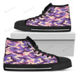 Pastel Purple Camouflage High Top Shoes
