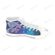 Pisces White Classic High Top Canvas Shoes