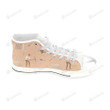 Archaeologist Pattern White Classic High Top Canvas Shoes