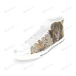 Leonberger White Classic High Top Canvas Shoes