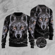 Wolf Ugly Christmas Sweater, All Over Print Sweatshirt