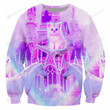 Kitty Land Ugly Christmas Sweater, All Over Print Sweatshirt